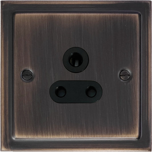 Victorian Antique Copper 5 Amp Socket
