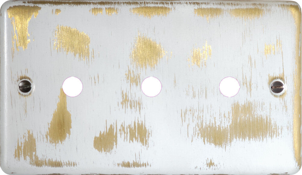 Contour Dover Bronze 3 Gang Grid Toggle Plate