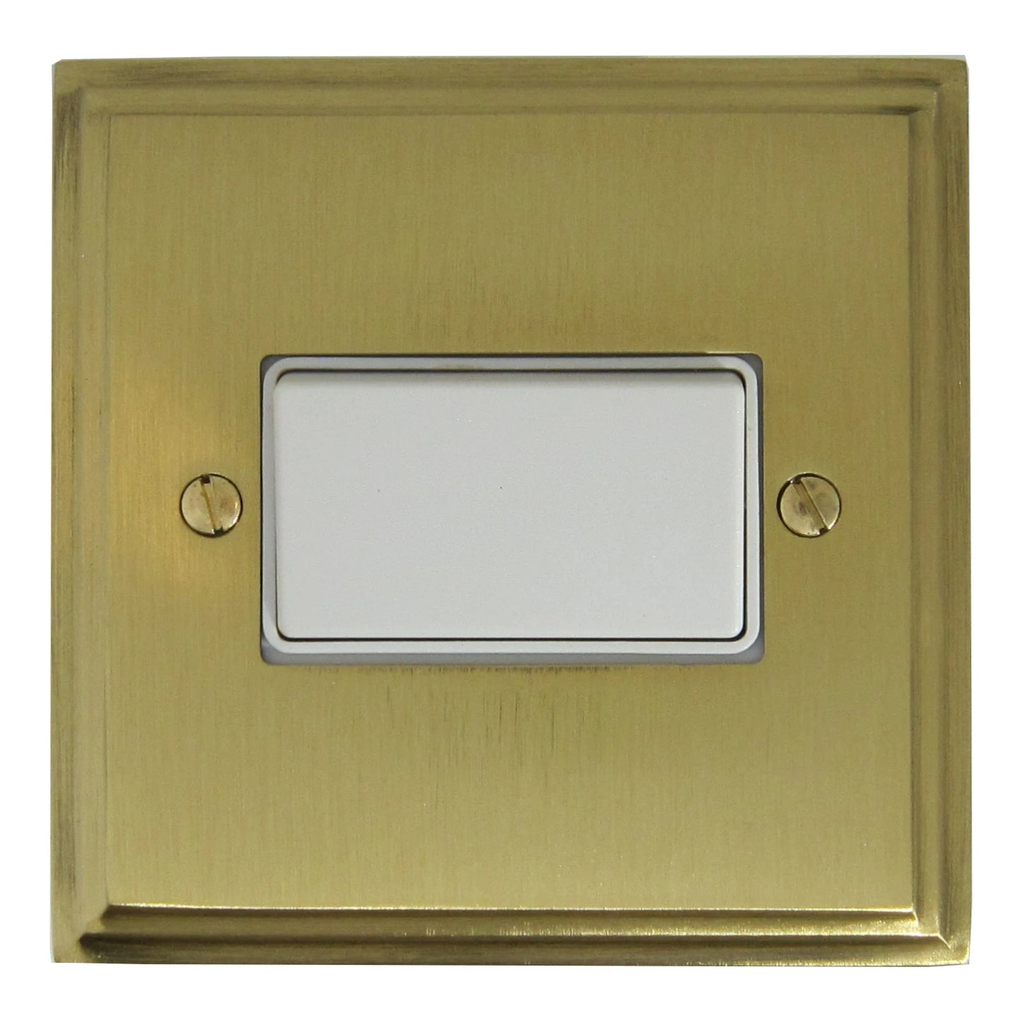 Victorian Satin Brass Fan Isolator