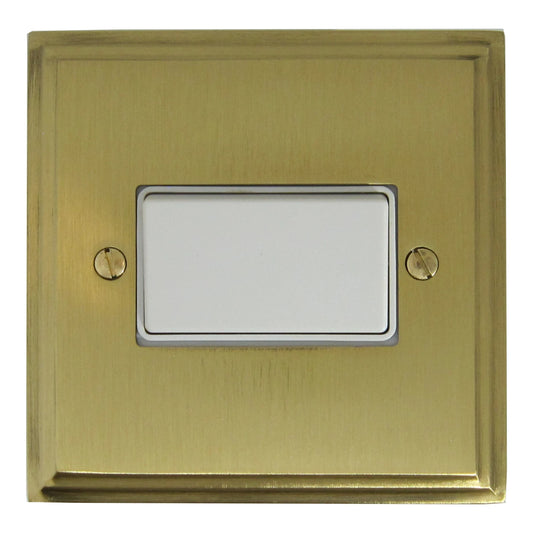 Victorian Satin Brass Fan Isolator