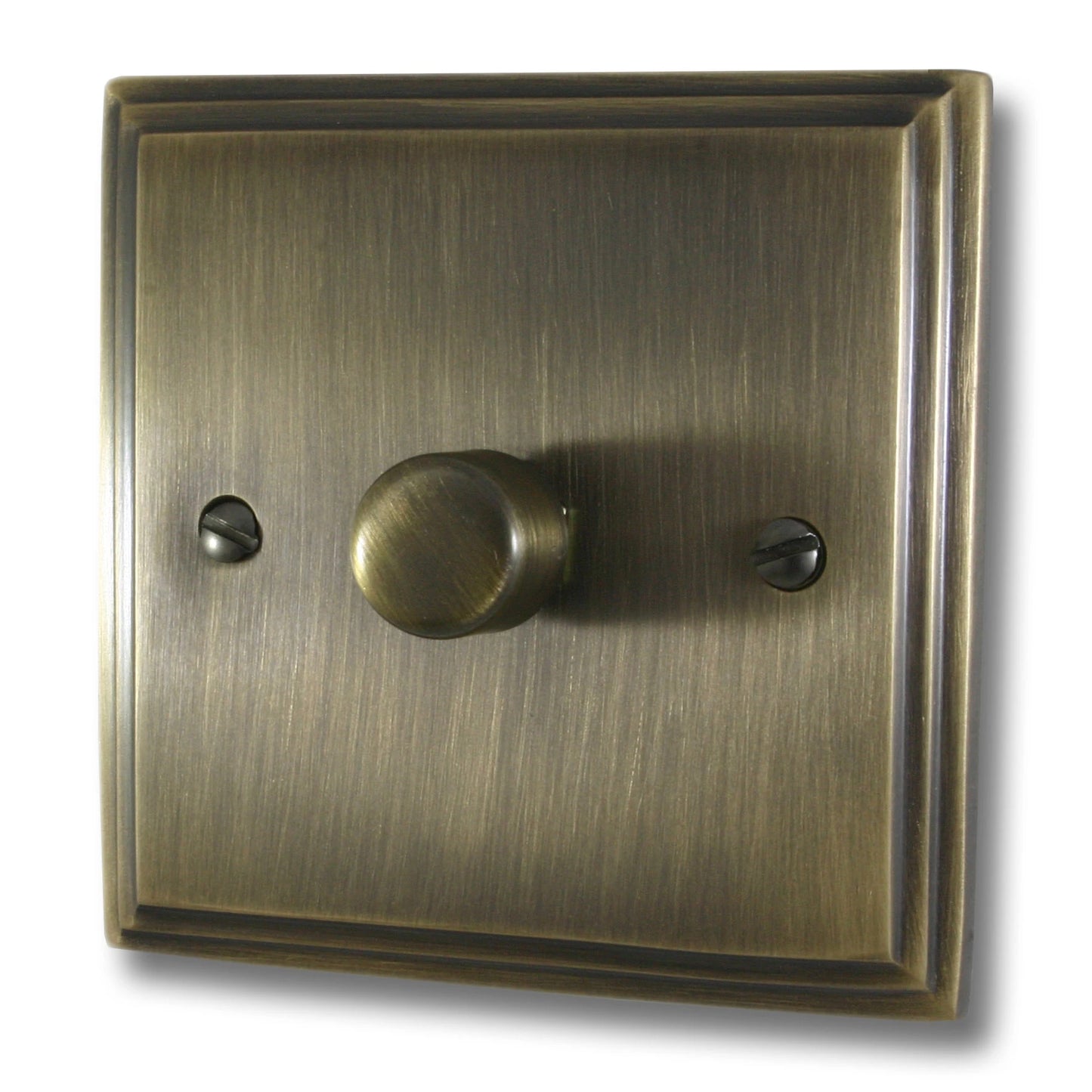 Victorian Antique Brass 1 Gang LED Dimmer