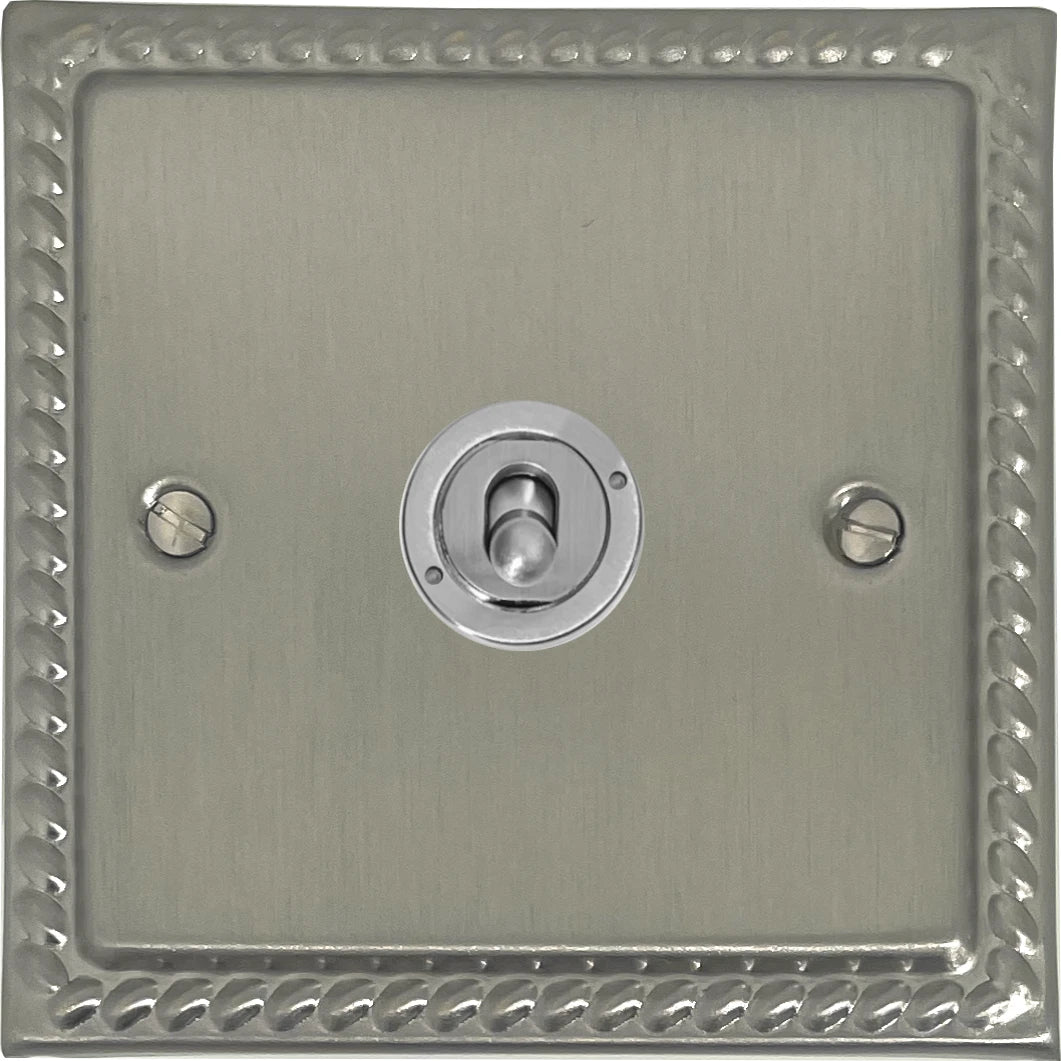 Georgian Satin Nickel Intermediate Toggle (Brushed Steel Toggle)