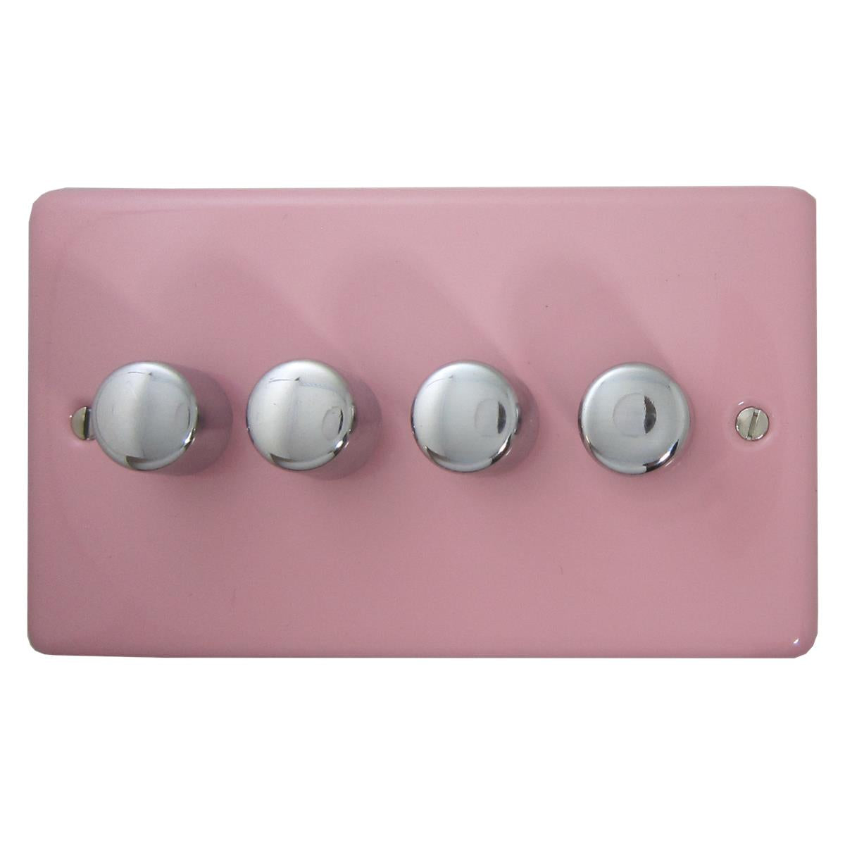 Contour Pink 4 Gang LED Dimmer