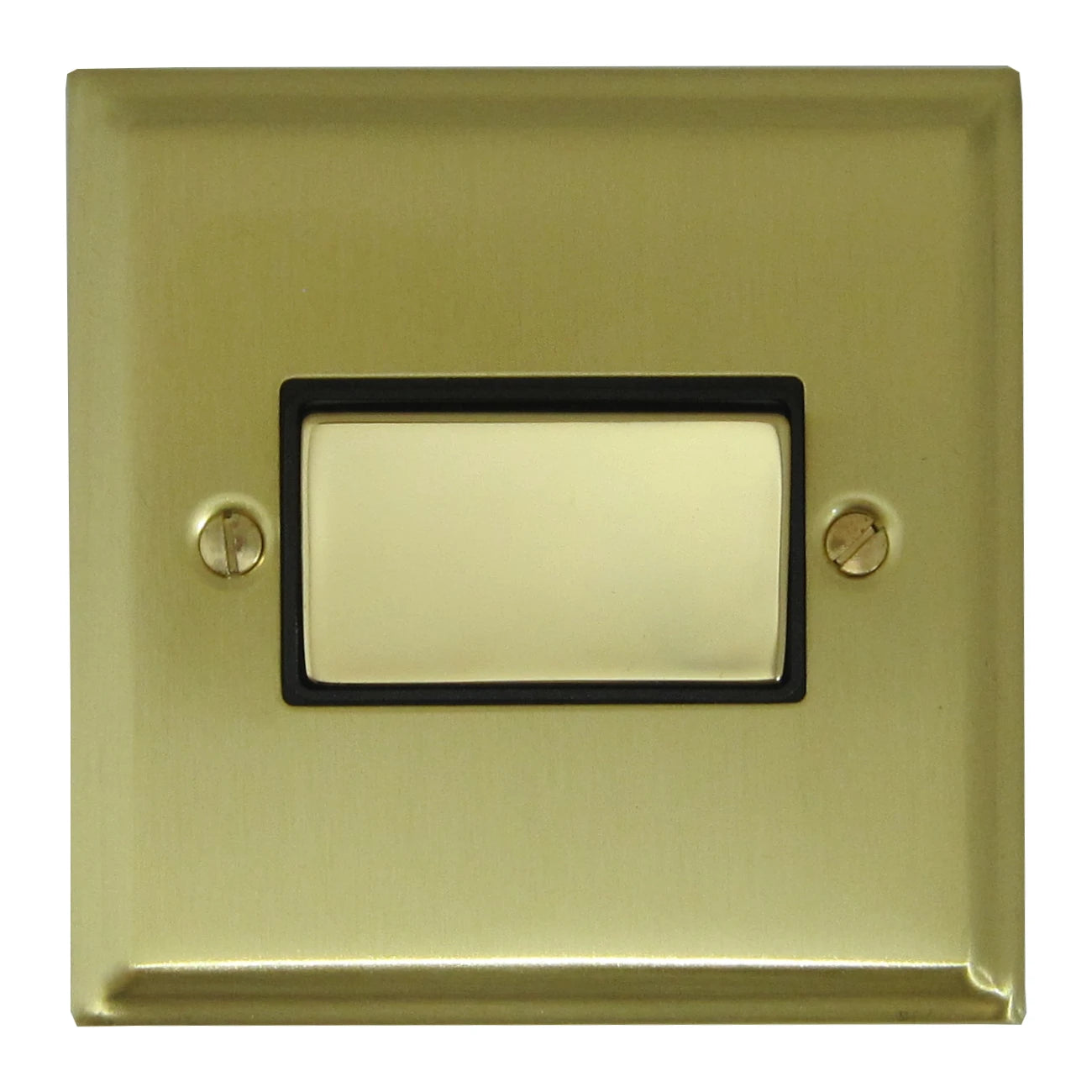 Deco Satin Brass Fan Isolator