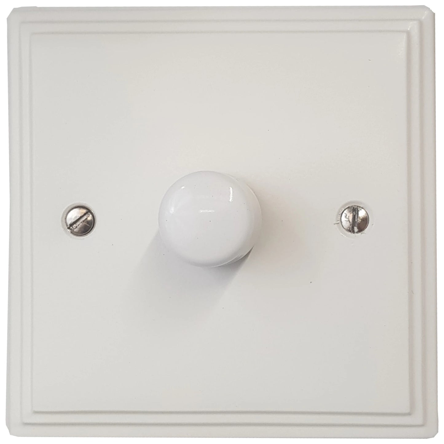 Victorian Flat White 1 Gang LED Dimmer