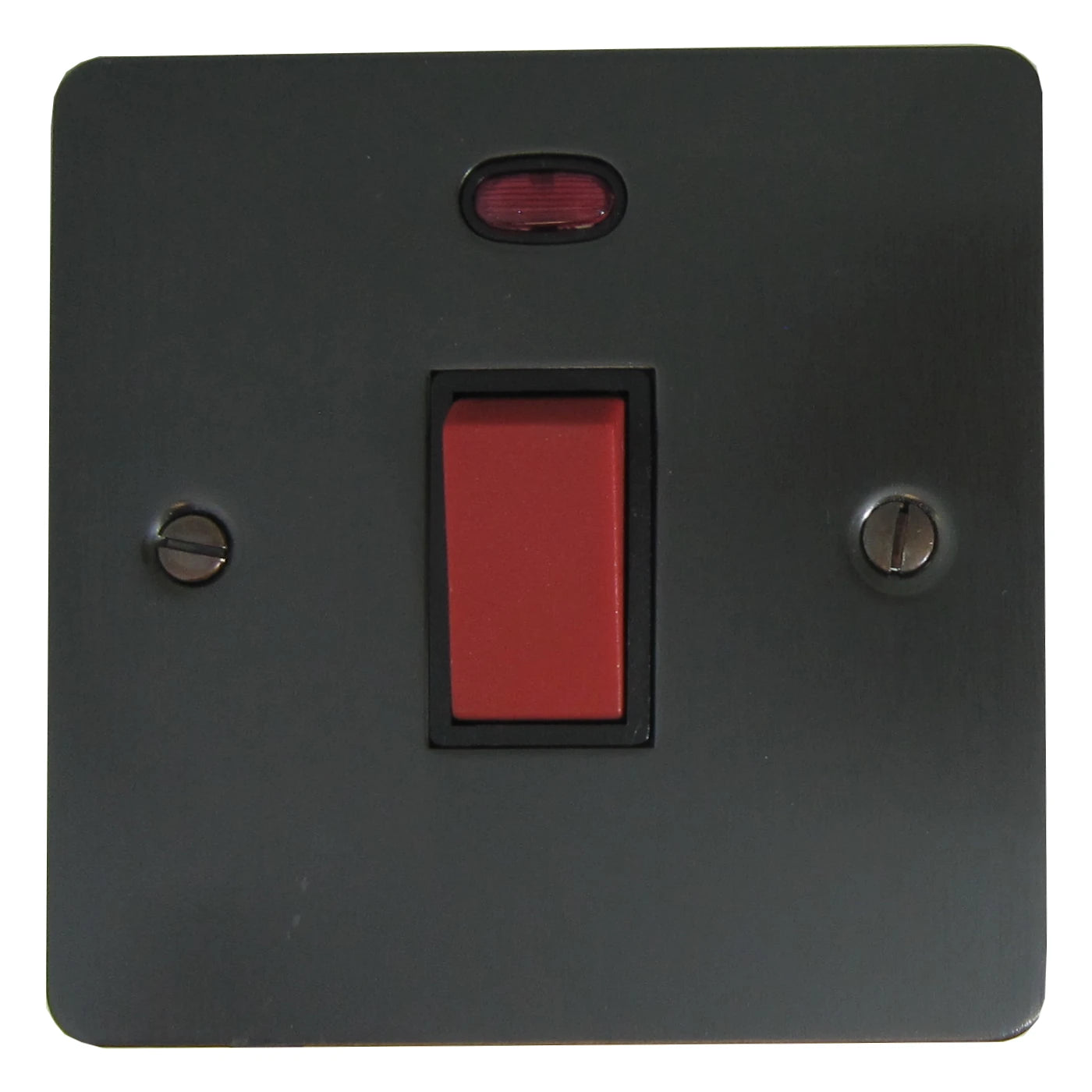 Flat Black Bronze 45A Dp Switch + Neon