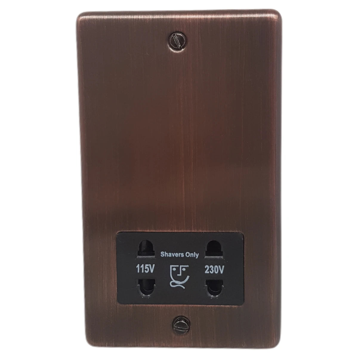 Contour Antique Copper Shaver Socket