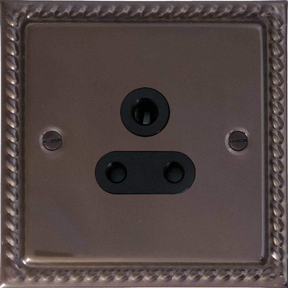 Georgian Medium Bronze 5 Amp Socket