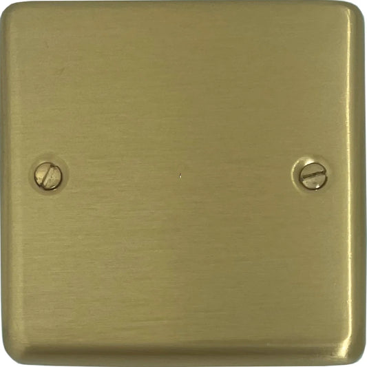 Contour Satin Brass 20A DP Switch