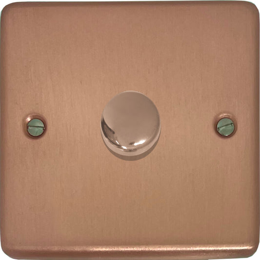 Contour Rose Gold 1 Gang 120W LED Dimmer
