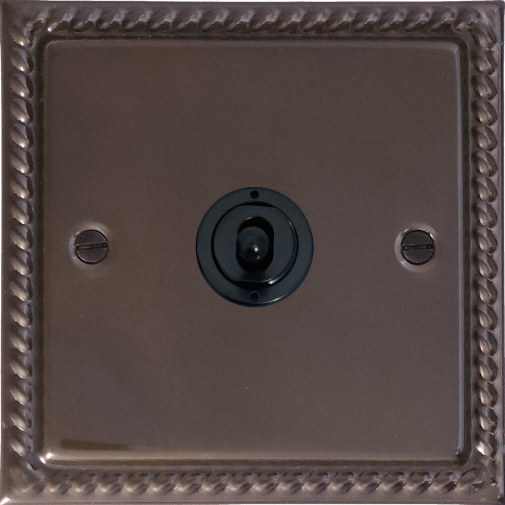 Georgian Medium Bronze Intermediate Toggle (Flat Black Toggle)