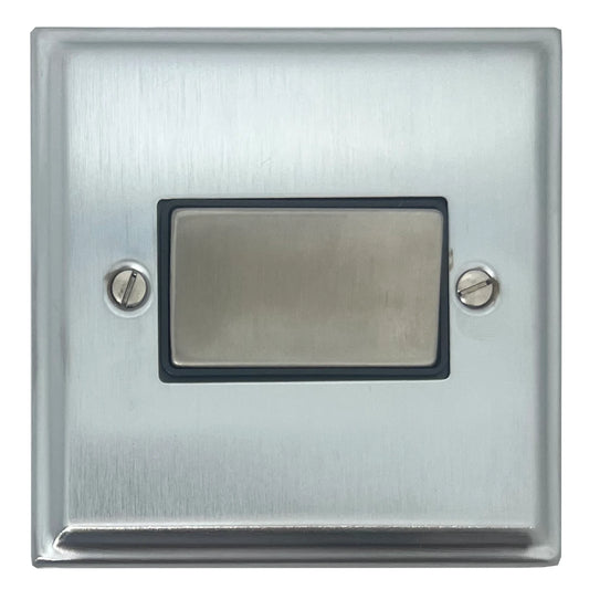 Deco Satin Chrome Fan Isolator