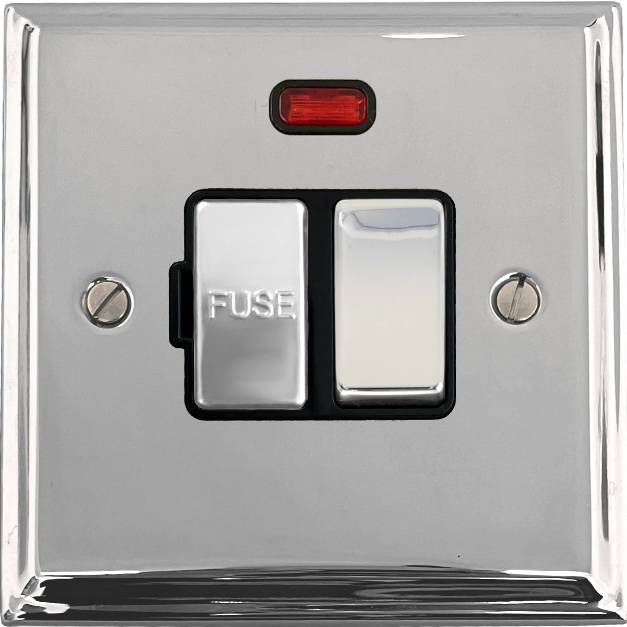 Deco Polished Chrome Swt. Fused Spur & Neon