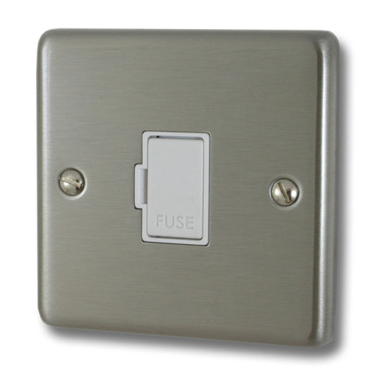 Contour Brushed Steel Unswitched Spur