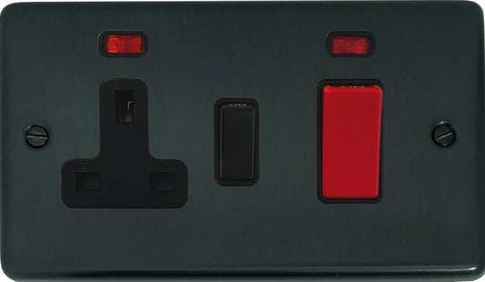 Contour Black Bronze Cooker Socket