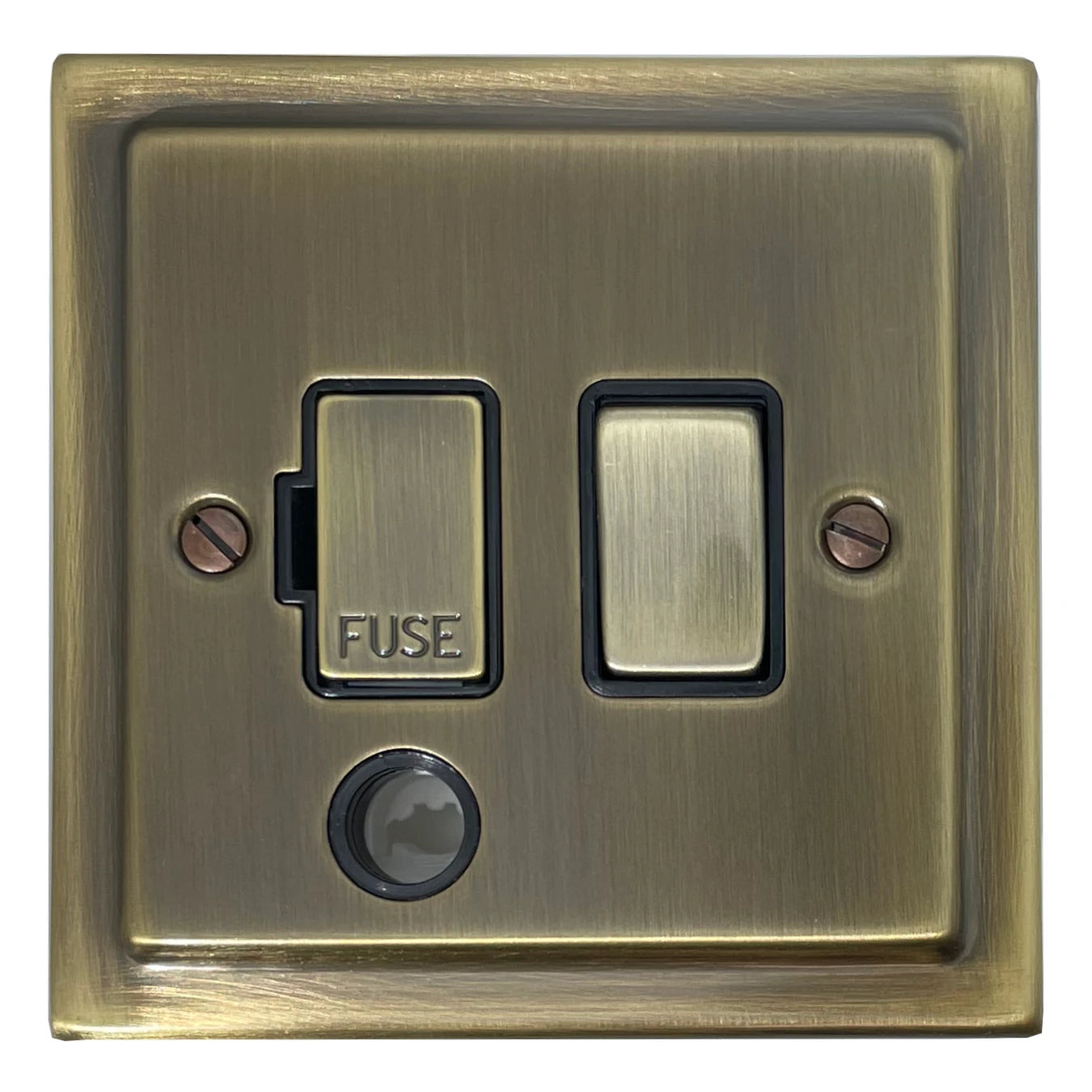 Victorian Light Antique Brass Swt. Fused Spur & F/Out