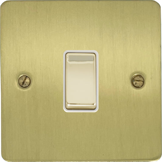 Flat Satin Brass Intermediate  Switch
