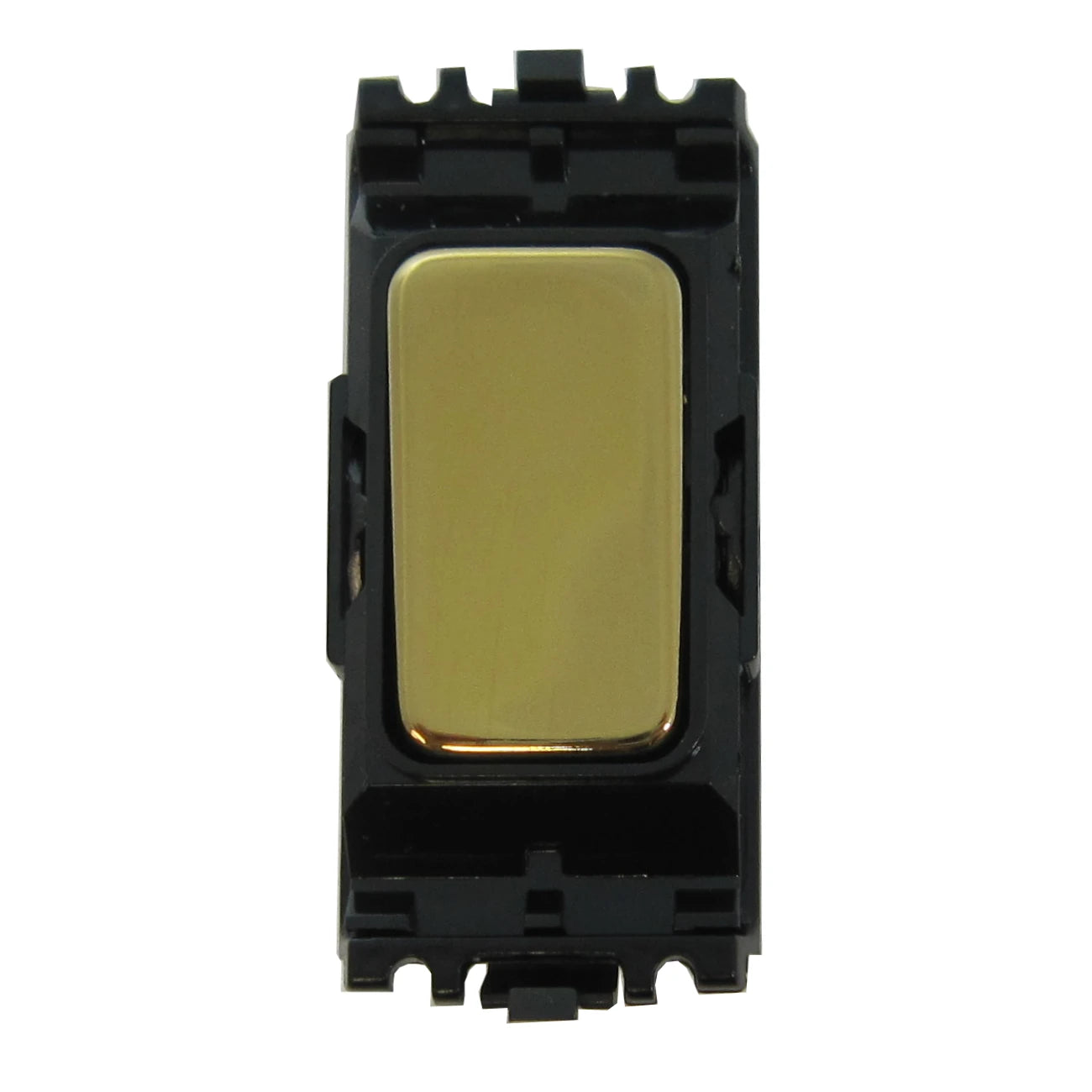 20A Dp Grid Switch Module-Brass Switch/Black Trim