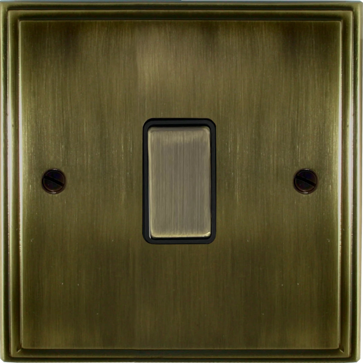 Victorian Antique Brass 1 Gang Switch (Brass Switch)
