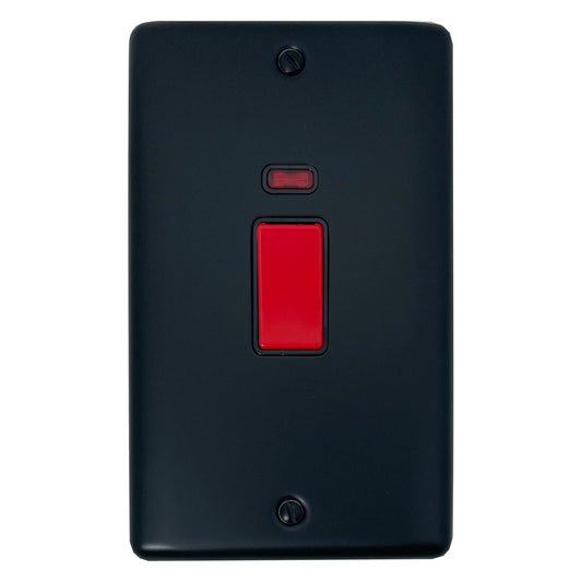 Basics Matt Black 45 Amp Switch - Large
