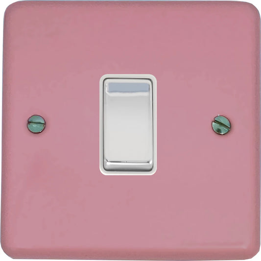 Contour Pink 1 Gang 2 Way Switch