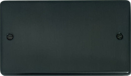 Contour Black Bronze 2 Gang Blank