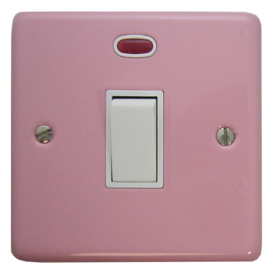 Contour Pink 20A Dp Switch + Neon