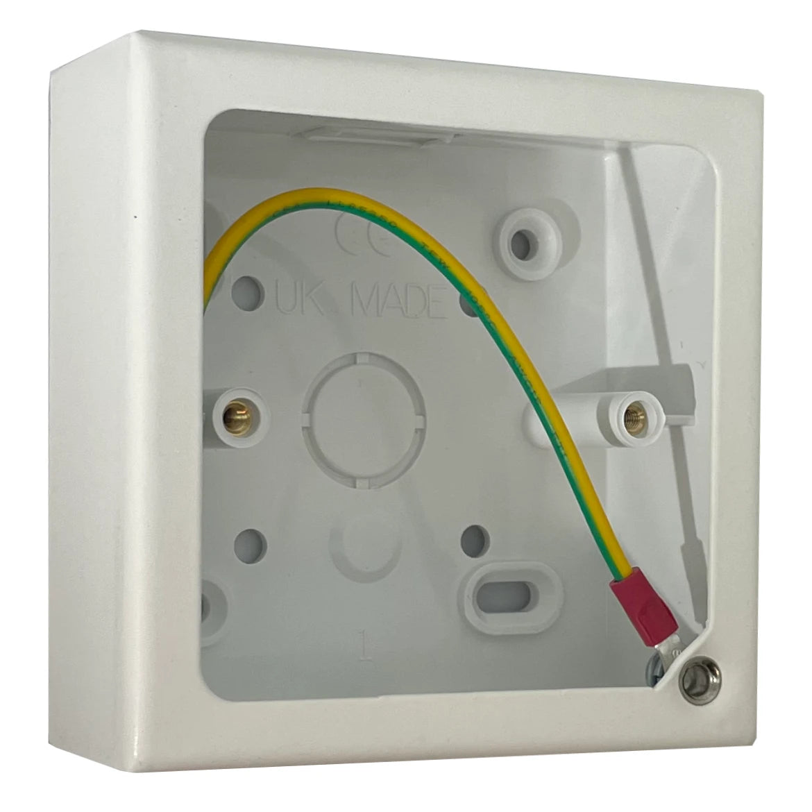 SIngle Flat White Pattress Box