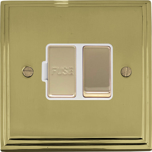 Victorian Polished Brass Swt. Fused Spur