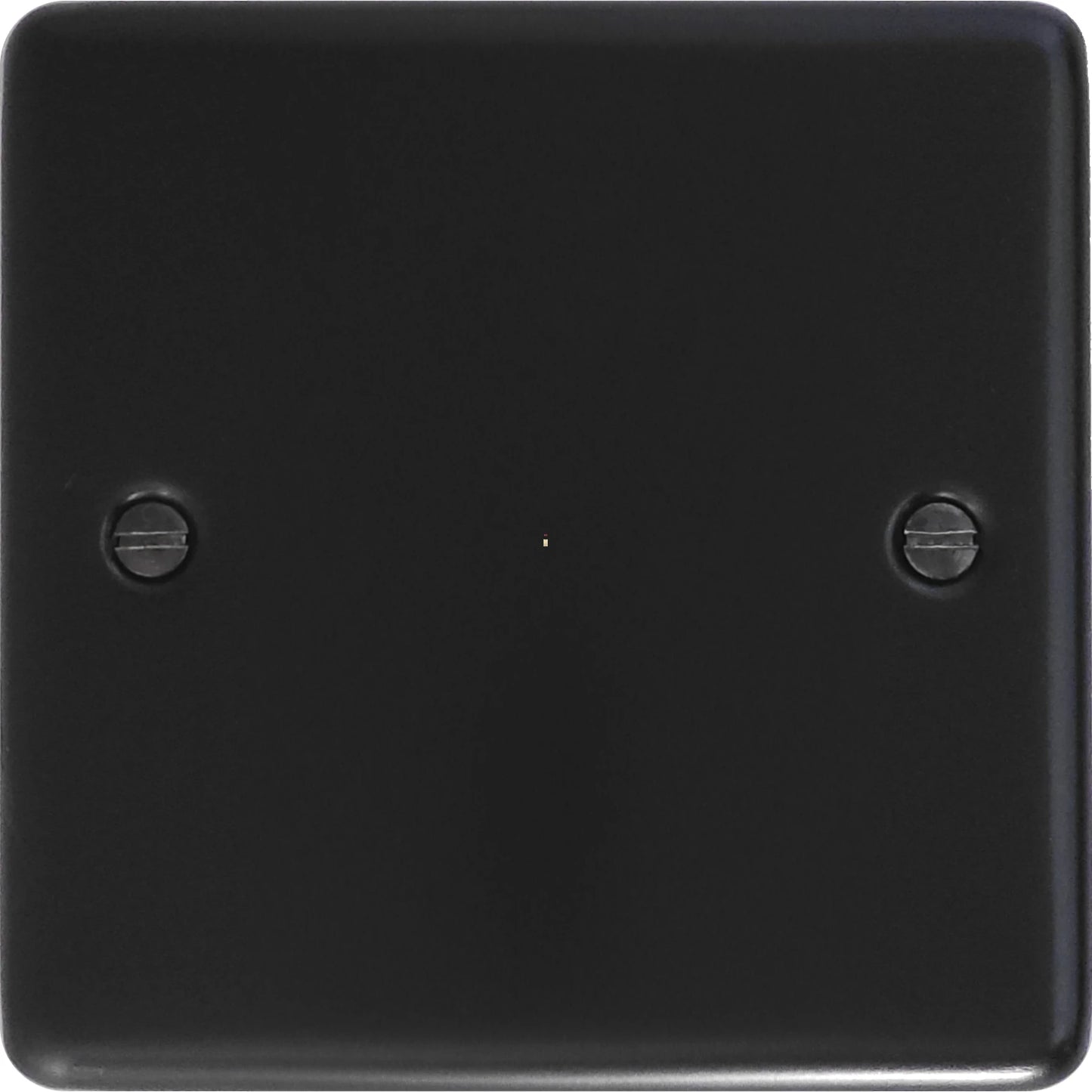 Contour Flat Black 20 Amp DP Switch (Brass Switch)