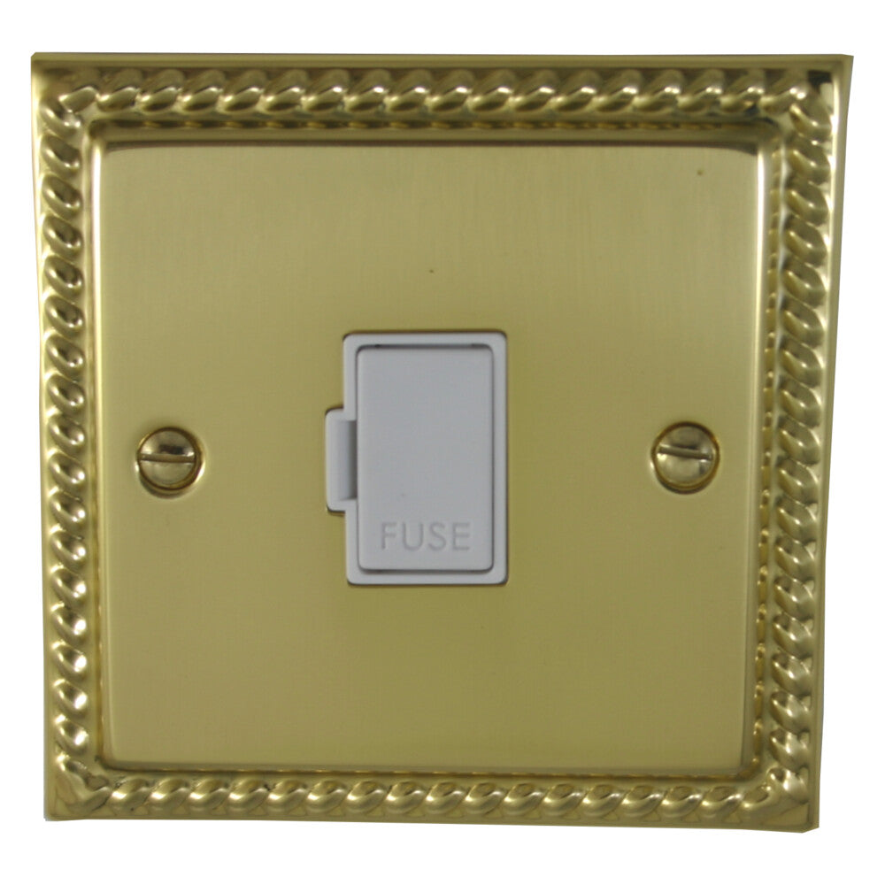 Georgian Polished Brass Unswitched Spur