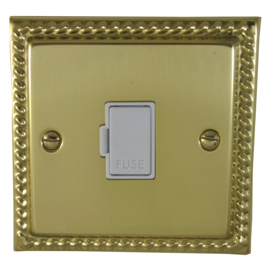 Georgian Polished Brass Unswitched Spur