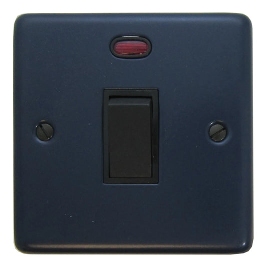 Contour Blue 20A Dp Switch + Neon