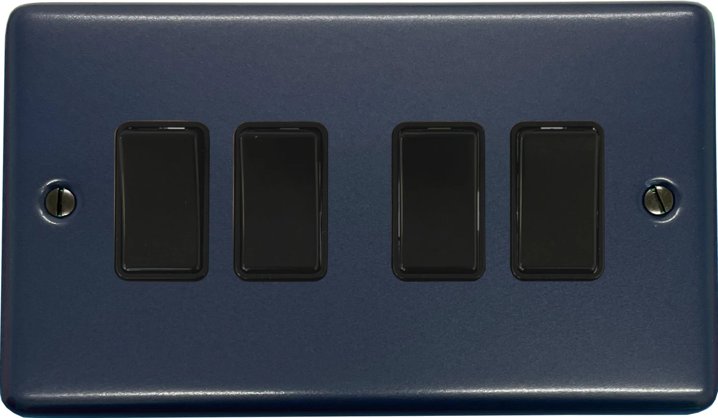 Contour Blue 4 Gang Switch