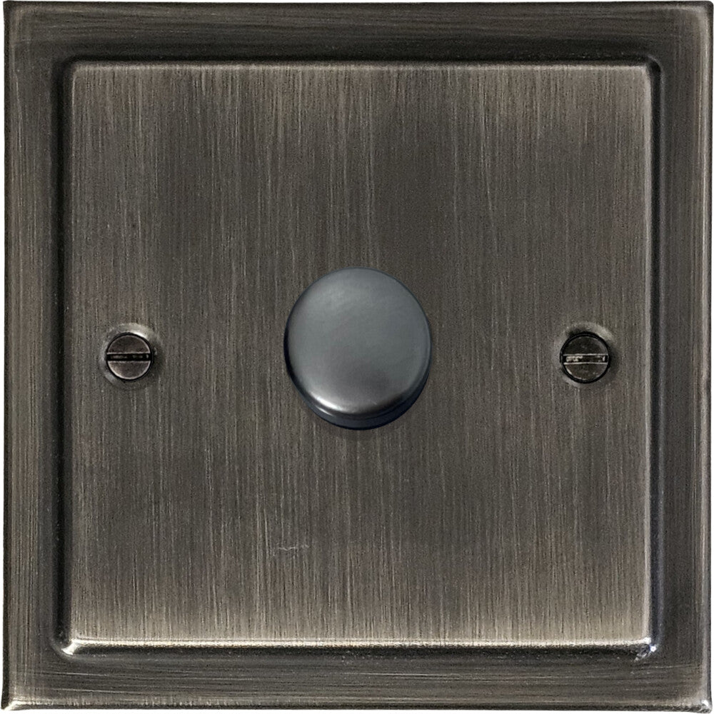 Victorian Antique Nickel 1 Gang 120W LED Dimmer