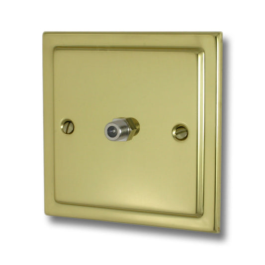 Victorian Polished Brass Satellite Point