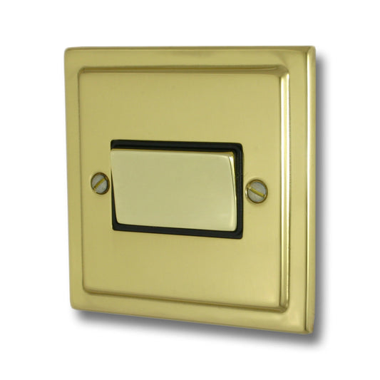 Victorian Polished Brass Fan Isolator