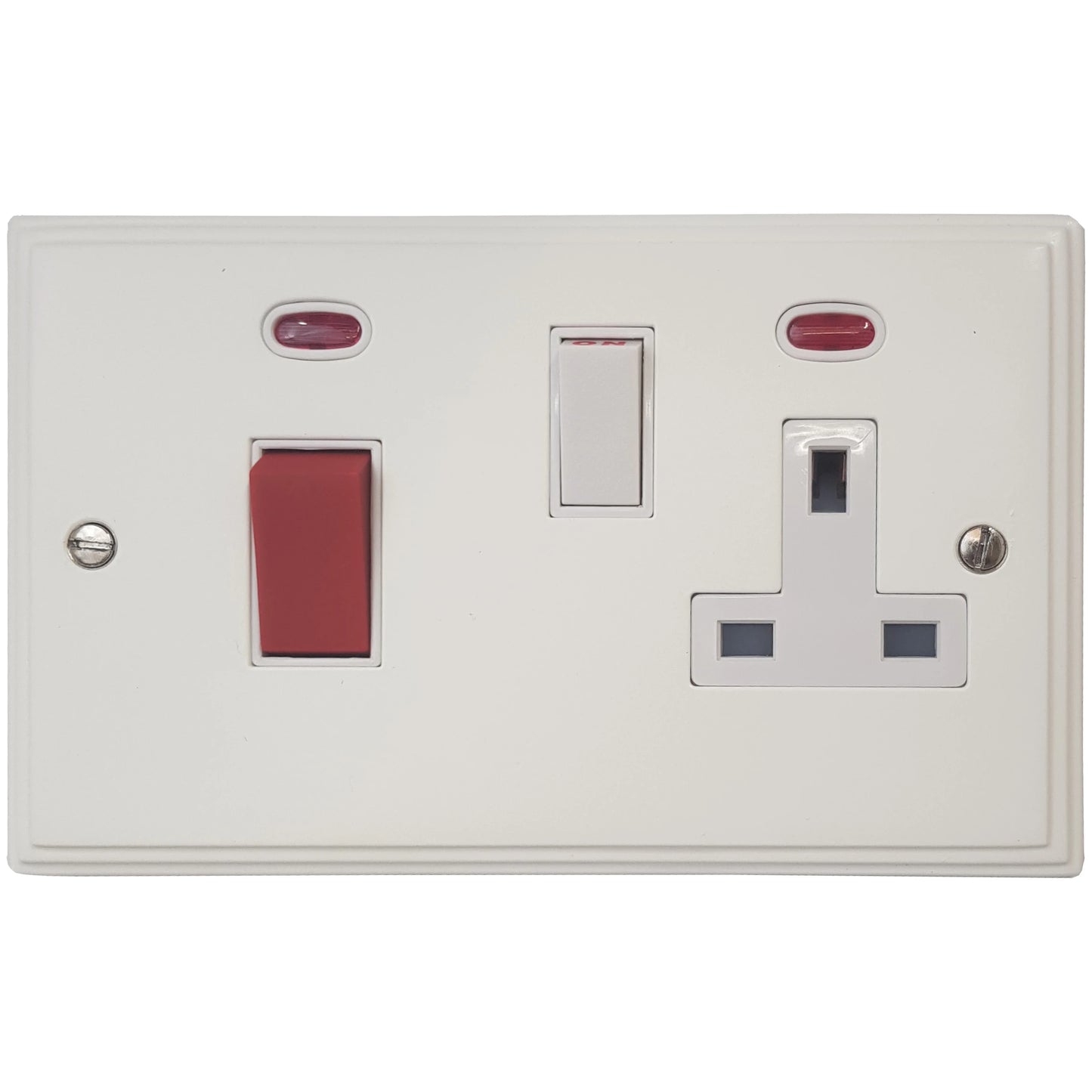 Victorian Flat White Cooker & Socket