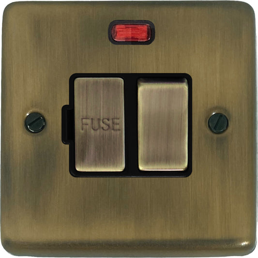 Contour Light Antique Brass Swt. Fused Spur & Neon