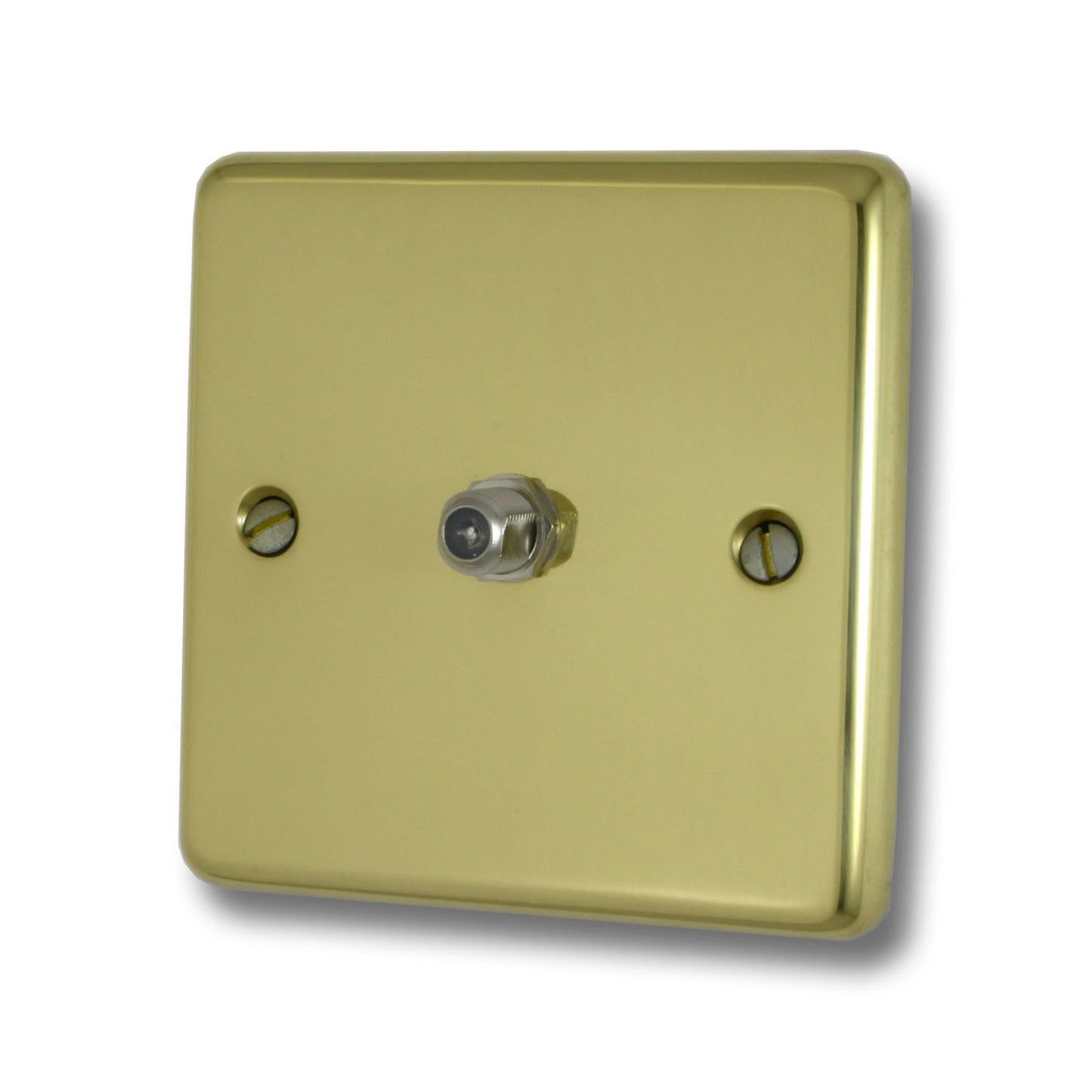 Contour Polished Brass Satellite Point