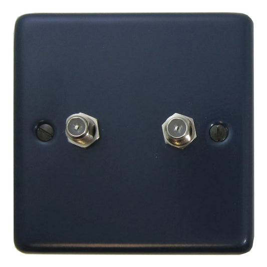 Contour Blue 2 Gang Sat. Point