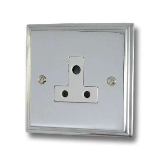 Victorian Polished Chrome  5 Amp Socket