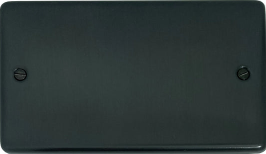Contour Black Bronze 2 Gang Blank