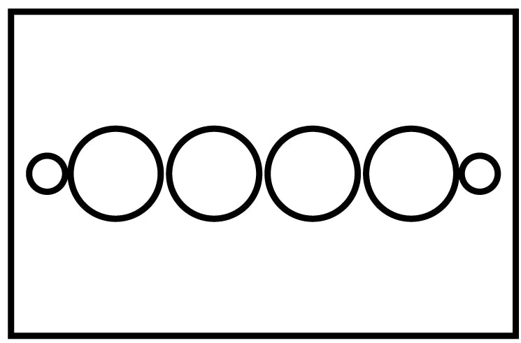 Trimline Satin Brass 4 Gang LED Dimmer