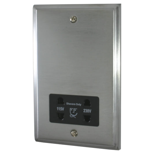 Deco Satin Chrome Shaver Point