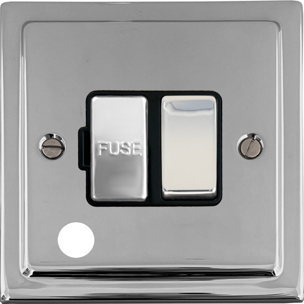 Victorian Polished Chrome Switched Fused Spur