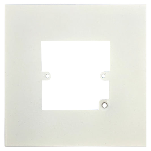 Single Flat White Finger Plate