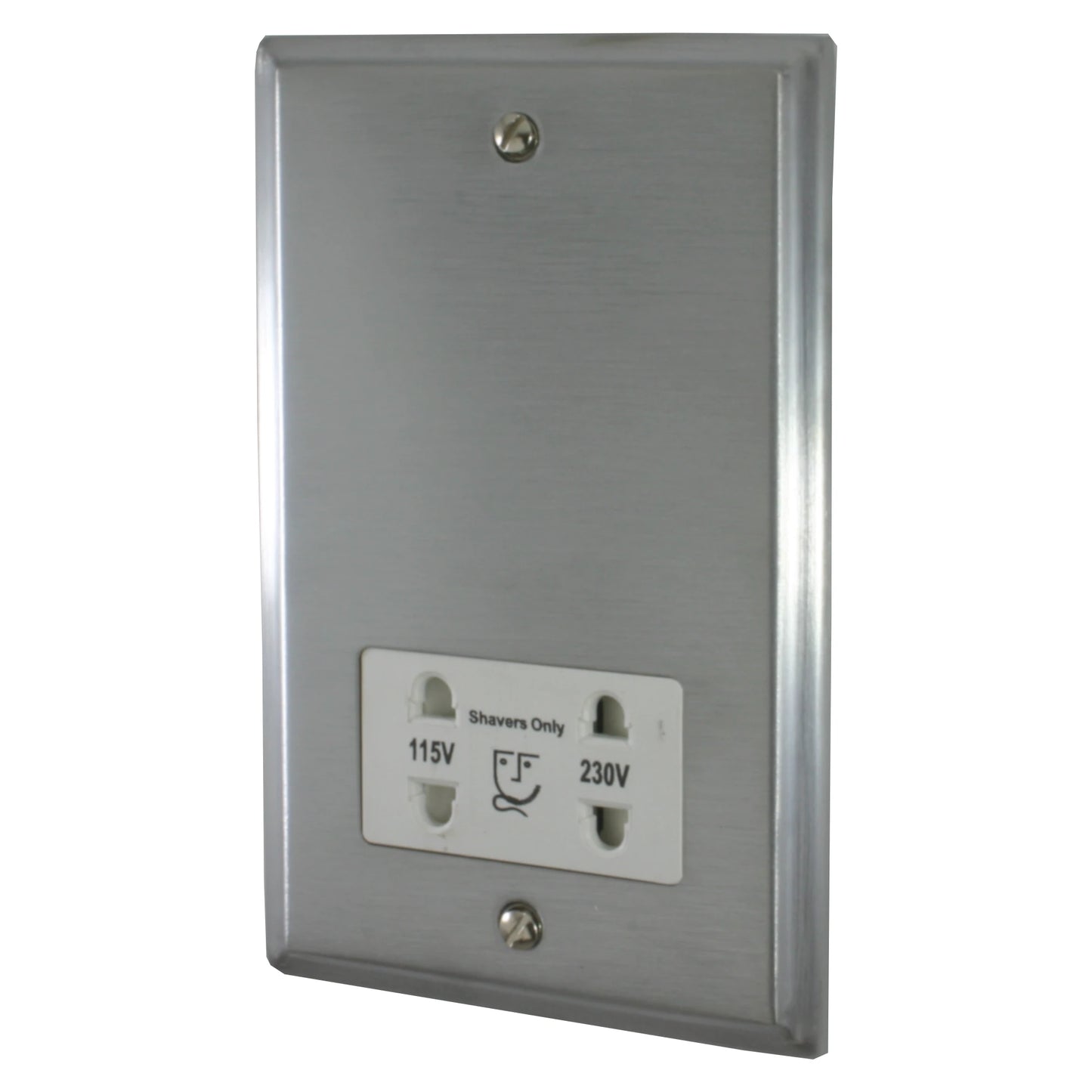 Deco Satin Chrome Shaver Point