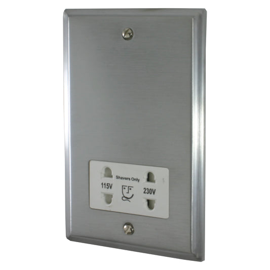 Deco Satin Chrome Shaver Point