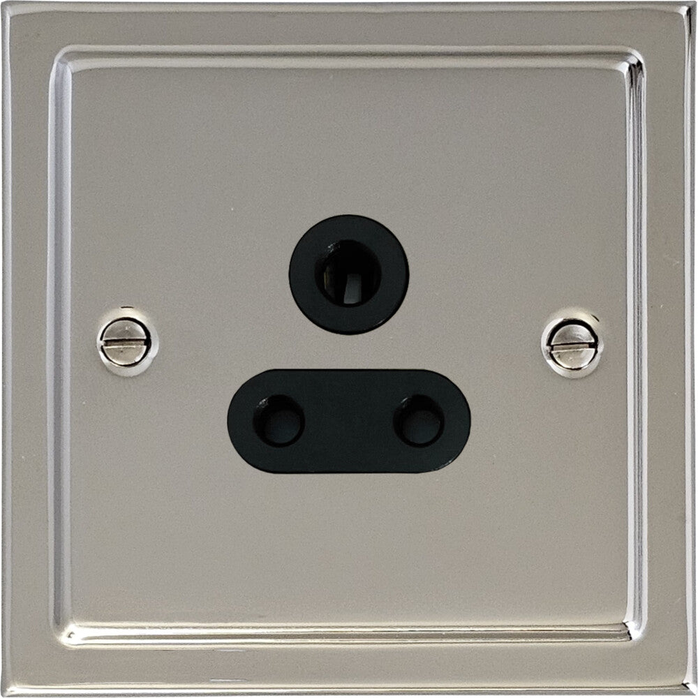 Victorian Polished Nickel 5A Socket